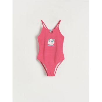 Reserved - Costum de baie întreg Pokémon - roz-trandafiriu