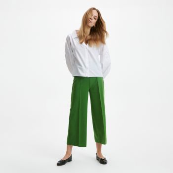 Reserved - Pantaloni eleganți, la dungă - Verde