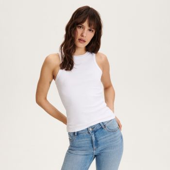 Reserved - Top din tricot - Alb Reserved - Top din tricot - Alb