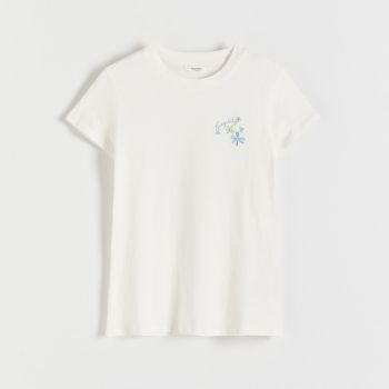 Reserved - Tricou din bumbac - Alb Reserved - Tricou din bumbac - Alb