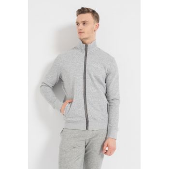 Jack & Jones - Bluza sport cu fermoar si logo Archie