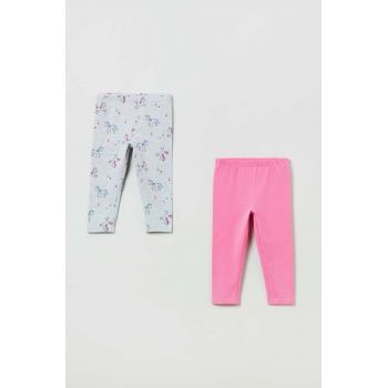 OVS leggins copii culoarea gri, modelator