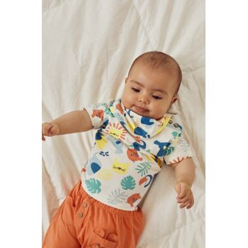 zippy compleu bebe culoarea portocaliu