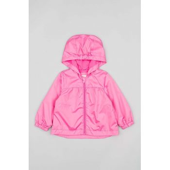 zippy geaca bebe culoarea roz