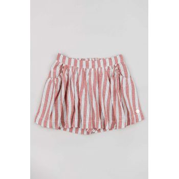 zippy pantaloni scurți din bumbac pentru copii culoarea roz, modelator
