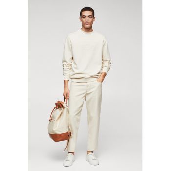 Bluza sport regular fit cu broderie text Legend