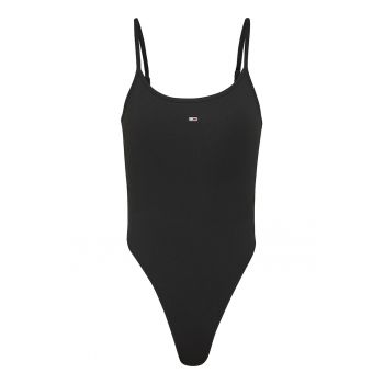 Body tanga de bumbac organic cu bretele ajustabile