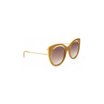 Ochelari de soare cat-eye cu lentile in degrade