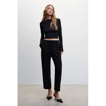 Pantaloni jogger cu croiala dreapta Fluido