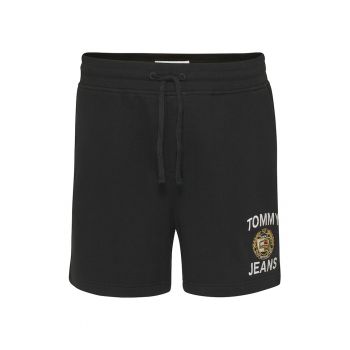 Pantaloni scurti de bumbac organic cu logo brodat