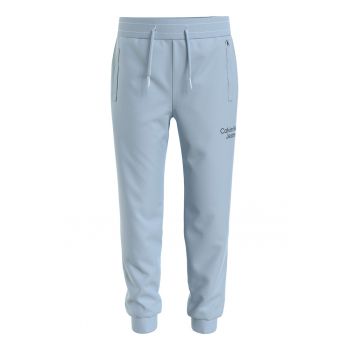 Pantaloni sport din amestec de bumbac organic cu buzunare