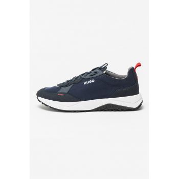 Pantofi sport din material textil cu detaliu logo Kane