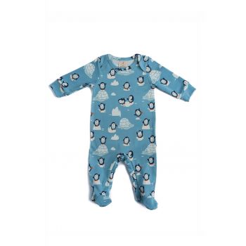 Pijama de bumbac organic cu botosei