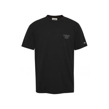 Tricou de bumbac organic cu logo brodat