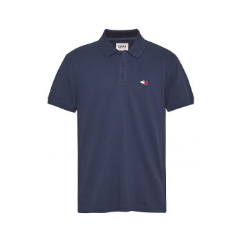 Tricou polo din material pique cu logo