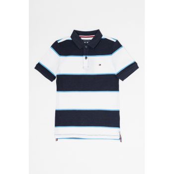 Tricou polo in dungi