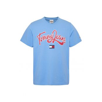 Tricou regular fit de bumbac organic cu logo