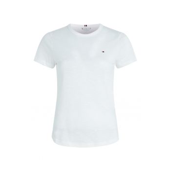 Tricou slim fit de bumbac organic