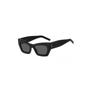 Ochelari de soare cat-eye cu logo discret pe brate