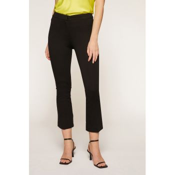 Pantaloni crop bootcut