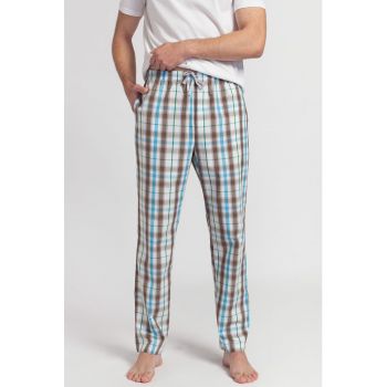 Pantaloni de pijama in carouri Victor ieftine