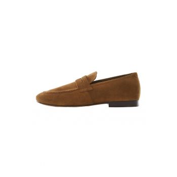 Pantofi loafer din piele intoarsa Soft