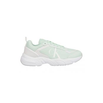 Pantofi sport cu talpa demi-wedge cu logo