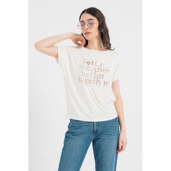 Tricou cu imprimeu text