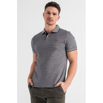 Tricou polo cu logo brodat