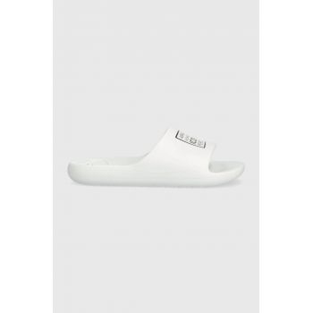 Armani Exchange papuci femei, culoarea alb, XDP038.XV703.01015