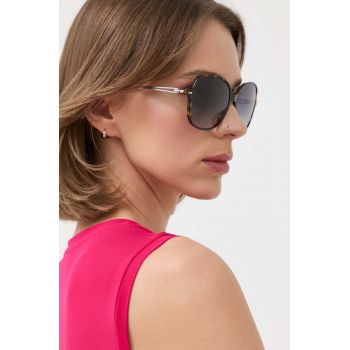 BOSS ochelari de soare femei, culoarea maro de firma originali