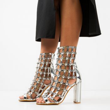 Botine dama Marisa Argintii Botine dama Marisa Argintii