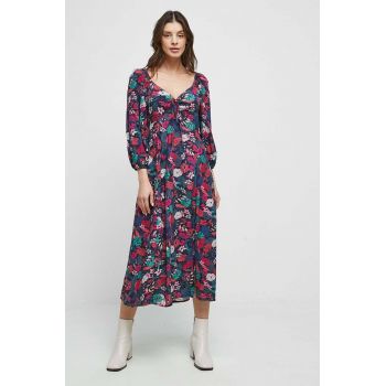 Medicine rochie midi, evazati