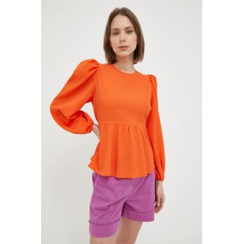 Notes du Nord bluza femei, culoarea portocaliu, neted de firma originala