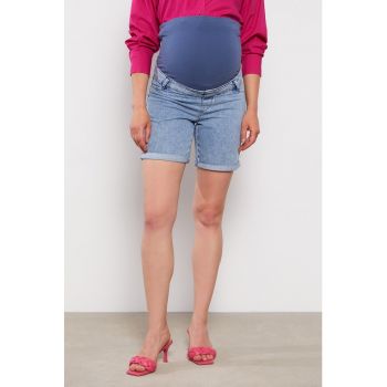 Pantaloni scurti din denim pentru gravide