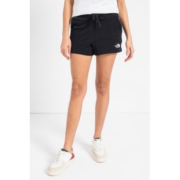 Pantaloni scurti sport de bumbac cu logo la reducere