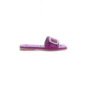 Kennel & Schmenger papuci din piele Rio femei, culoarea violet, 91-92280