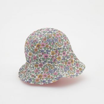 Reserved - Pălărie cu imprimeu floral - Roz