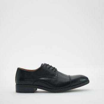 Reserved - Pantofi derby din piele ecologică - Negru
