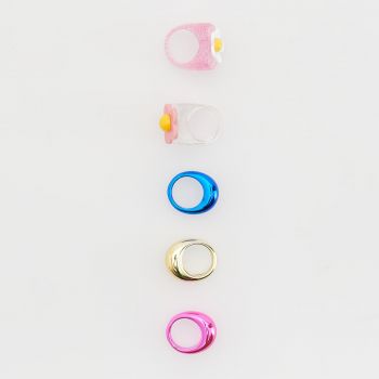 Reserved - Set de 5 inele - Multicolor Reserved - Set de 5 inele - Multicolor