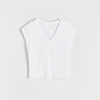 Reserved - Tricou regular - Alb