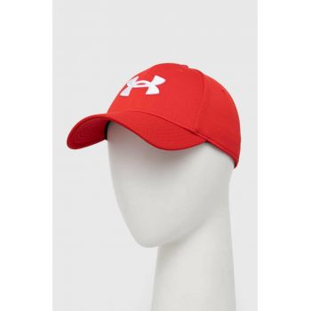 Under Armour sapca culoarea bordo, cu imprimeu de firma originala