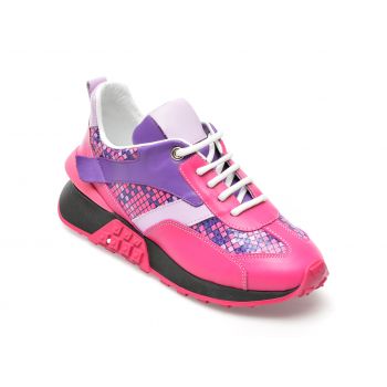 Pantofi EPICA fucsia, 6388798, din piele naturala