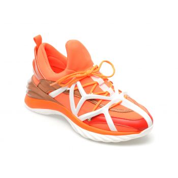 Pantofi GRYXX portocalii, P241, din material textil