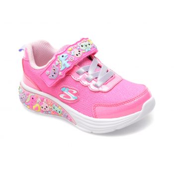 Pantofi SKECHERS roz, MY DREAMERS, din material textil