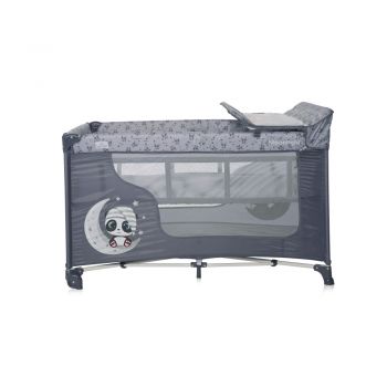 Patut pliabil Moonlight 2 nivele Cool Grey Pandas