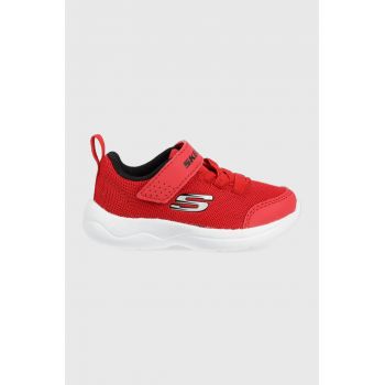 Skechers sneakers pentru copii culoarea rosu ieftini