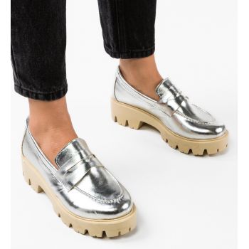 Pantofi Casual dama Kardy Argintii
