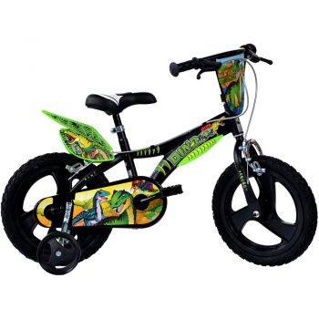 Bicicleta copii Dino Bikes 14' Dinosaur la reducere