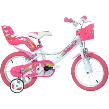 Bicicleta copii Dino Bikes 14' Unicorn la reducere